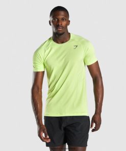 Gymshark Sale Ireland J6J4BH733 Gymshark Men Apex Perform T-shirt Green