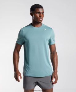 Gymshark Sale Ireland J6J4BH763 Gymshark Men Arrival T-Shirt Thunder Blue