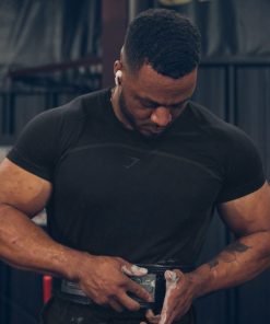 Gymshark Sale Ireland J6J4BH778 Gymshark Men 315 Seamless T-Shirt Black