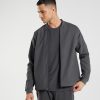 Gymshark Sale Ireland J6J4BH817 Gymshark Men Studio Jacket Onyx Grey