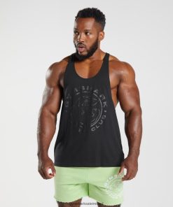 Gymshark Sale J6J4BH1008 Gymshark Men Legacy Stringer Black