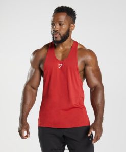 Gymshark Sale J6J4BH1023 Gymshark Men React Stringer Salsa Red