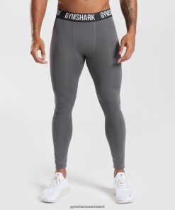 Gymshark Sale J6J4BH1032 Gymshark Men Element Baselayer Leggings Silhouette Grey