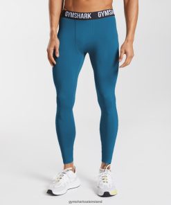 Gymshark Sale J6J4BH1041 Gymshark Men Element Baselayer Legging Atlantic Blue