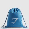 Gymshark Sale J6J4BH1069 Gymshark Unisex Sharkhead Gymsack Coastal Blue
