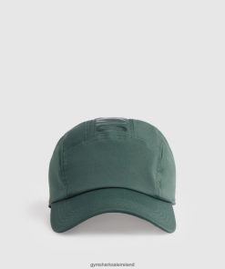 Gymshark Sale J6J4BH1131 Gymshark Unisex Logo 5 Panel Cap Obsidian Green