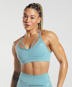 Gymshark Sale J6J4BH154 Gymshark Women GS Power Sports Bra Iceberg Blue