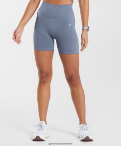 Gymshark Sale J6J4BH21 Gymshark Women Sweat Seamless Shorts Evening Blue