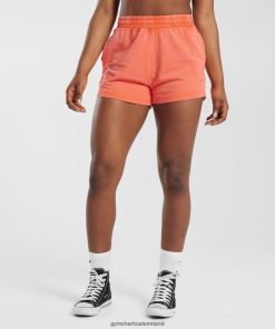 Gymshark Sale J6J4BH25 Gymshark Women Collegiate Sweat Shorts Solstice Orange