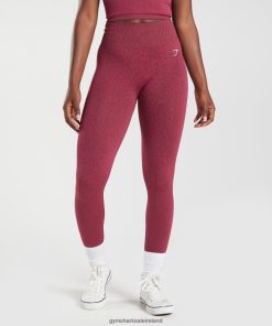 Gymshark Sale J6J4BH299 Gymshark Women Adapt Animal Seamless Leggings Reef | Cherry Brown