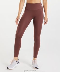 Gymshark Sale J6J4BH317 Gymshark Women Training Leggings Cherry Brown