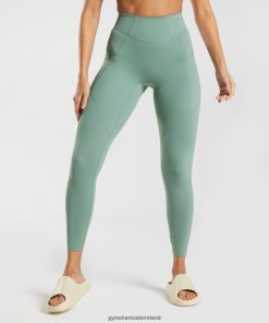 Gymshark Sale J6J4BH329 Gymshark Women Whitney Everyday Pocket Leggings Leaf Green