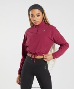 Gymshark Sale J6J4BH381 Gymshark Women Sport Windbreaker Currant Pink