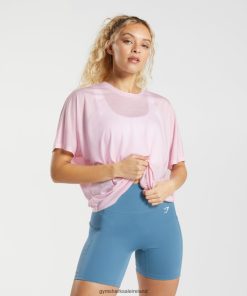 Gymshark Sale J6J4BH425 Gymshark Women Super Soft T-Shirt Chalk Pink