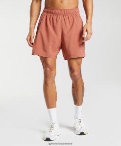 Gymshark Sale J6J4BH531 Gymshark Men Sport Shorts Persimmon Red/Silhouette Grey