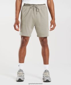 Gymshark Sale J6J4BH540 Gymshark Men Rest Day Essentials 7 Shorts Ecru Brown