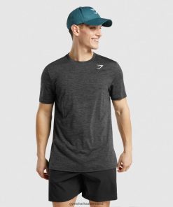 Gymshark Sale J6J4BH612 Gymshark Men Arrival Marl T-Shirt Black