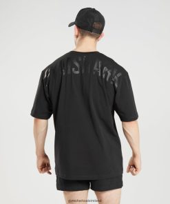 Gymshark Sale J6J4BH621 Gymshark Men Power T-Shirt Black