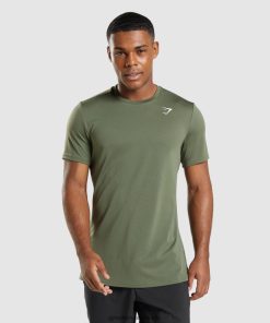 Gymshark Sale J6J4BH627 Gymshark Men Arrival T-Shirt Core Olive