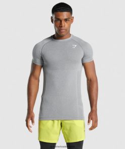 Gymshark Sale J6J4BH684 Gymshark Men Vital Light Seamless T-Shirt Charcoal Marl