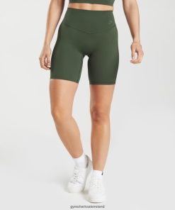 Gymshark Sale J6J4BH72 Gymshark Women Elevate Cycling Shorts Moss Olive