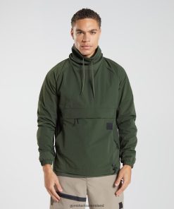Gymshark Sale J6J4BH834 Gymshark Men Retake Anorak Moss Olive