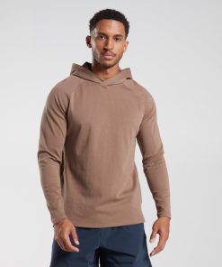 Gymshark Sale J6J4BH846 Gymshark Men Studio Hoodie Soul Brown