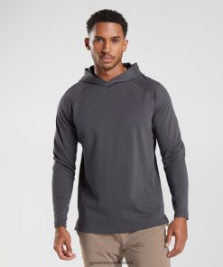 Gymshark Sale J6J4BH867 Gymshark Men Studio Hoodie Onyx Grey