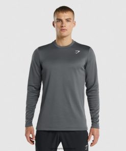 Gymshark Sale J6J4BH870 Gymshark Men Arrival Crew Sweatshirt Charcoal