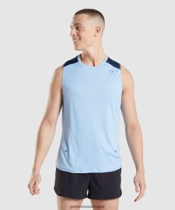 Gymshark Sale J6J4BH903 Gymshark Men Speed Evolve Tank Moonstone Blue