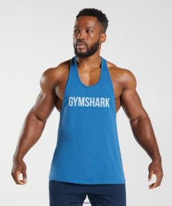 Gymshark Sale J6J4BH978 Gymshark Men Apollo Stringer Lakeside Blue