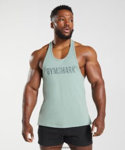 Gymshark Sale J6J4BH996 Gymshark Men Apollo Stringer Desert Sage Green